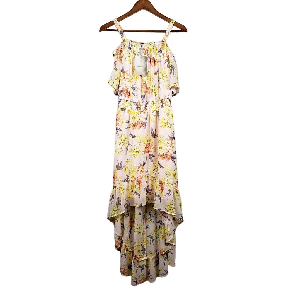 NEW! Lily Rose Floral Spring Midi Dress - M